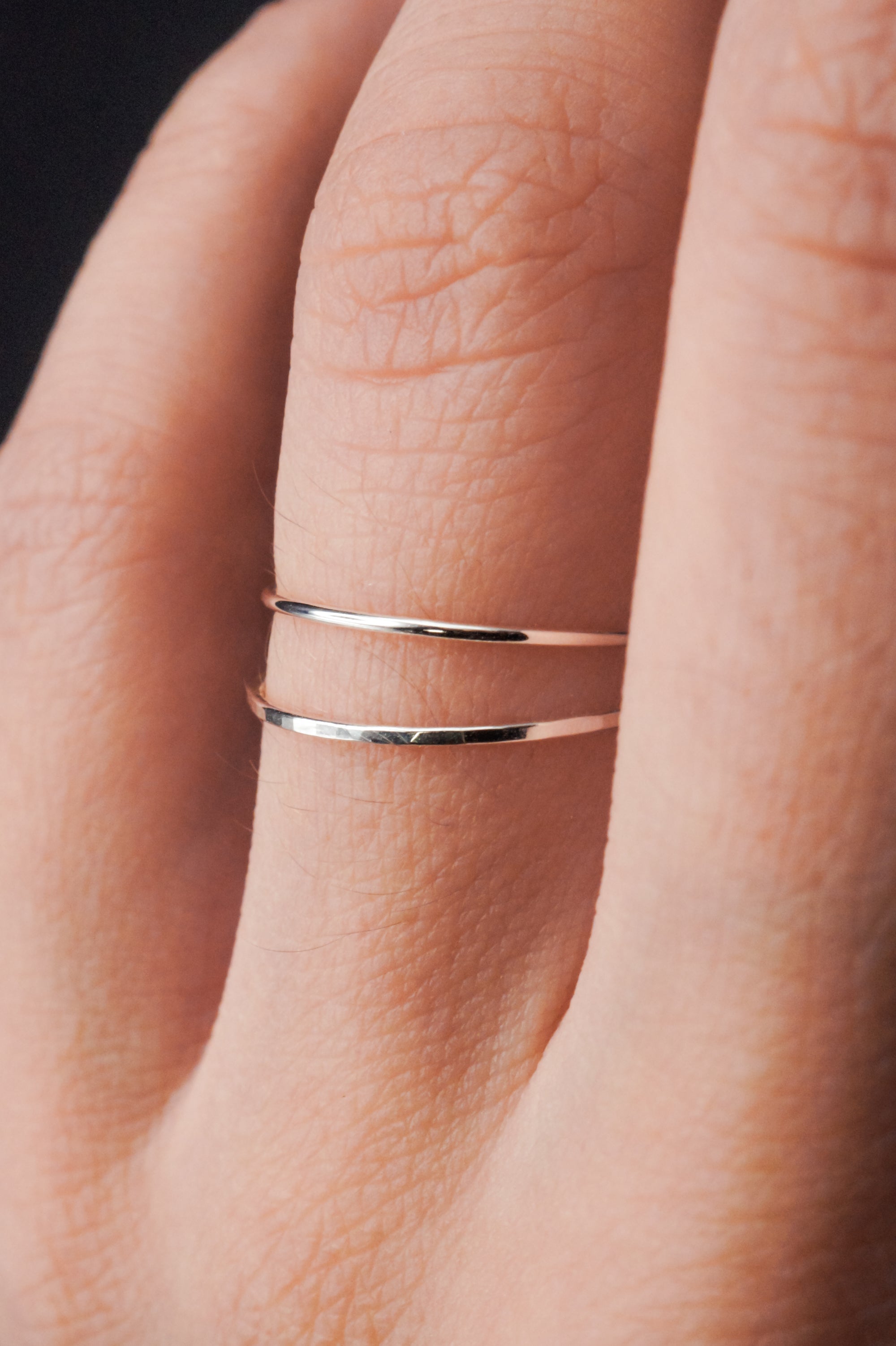 Amazon.com: Thin Smooth Stacking 1mm Skinny Ring in Silver, Gold, or Rose  Gold | Comfort Fit | Sizes 4-10 (10, 925 Sterling Silver) : Handmade  Products